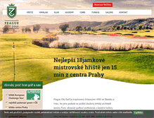 Tablet Screenshot of praguecitygolf.cz